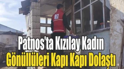 Kızılay Kadın Gönüllüler Kapı Kapı Dolaştı