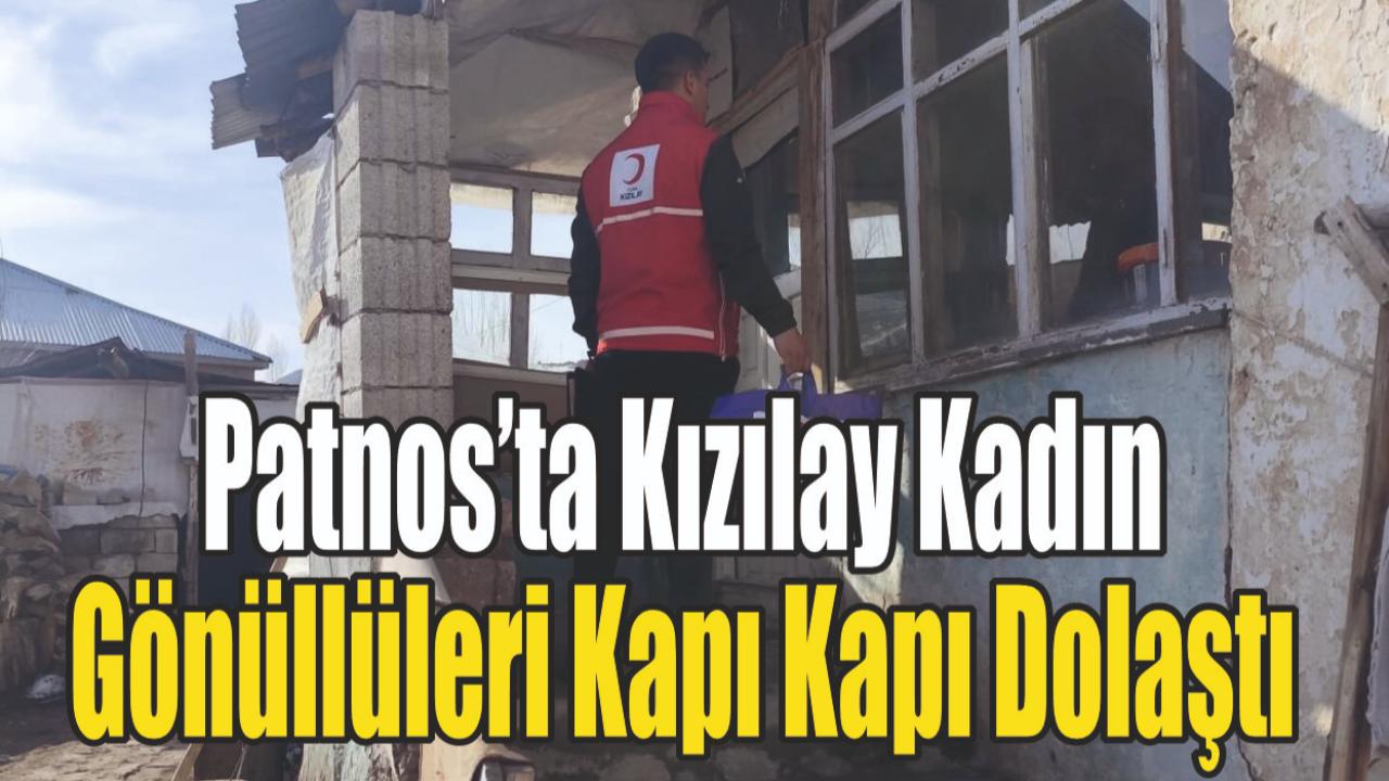 Kızılay Kadın Gönüllüler Kapı Kapı Dolaştı