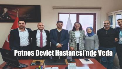 Patnos Devlet Hastanesi’nde Veda