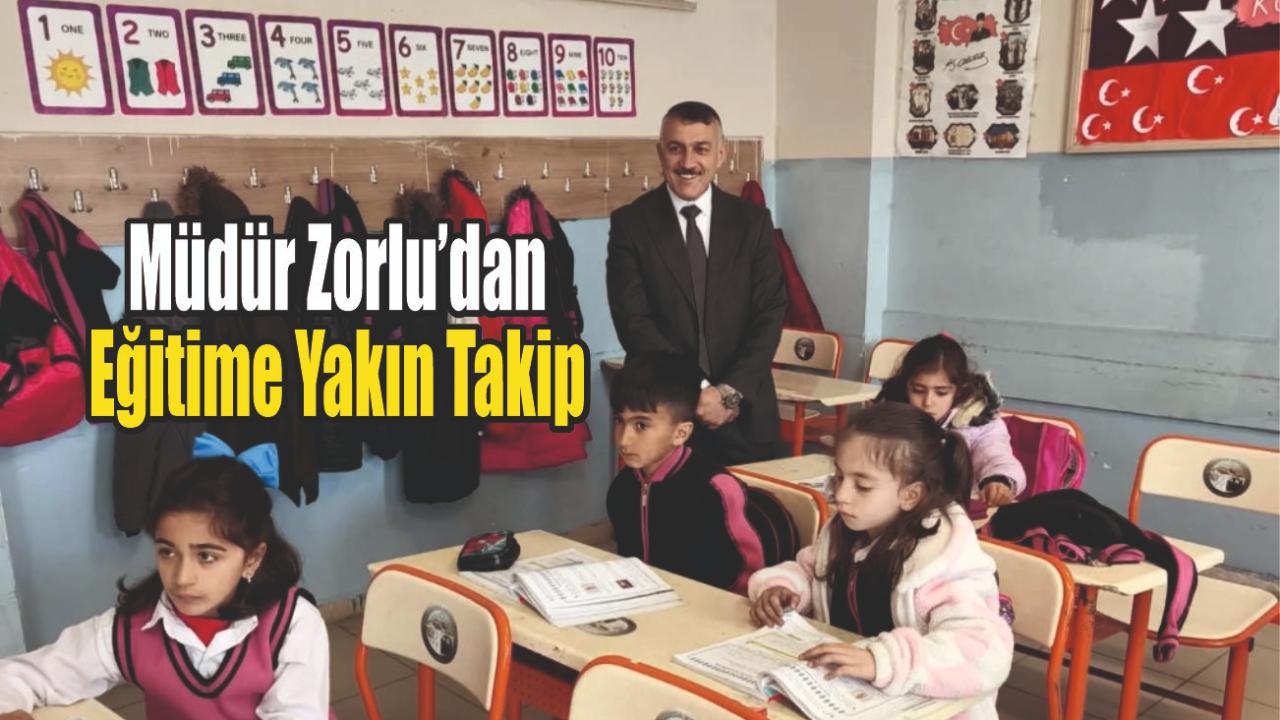 Patnos İlçe Millî Eğitim Müdürü Yüksel Zorlu’dan eğitime destek ziyareti