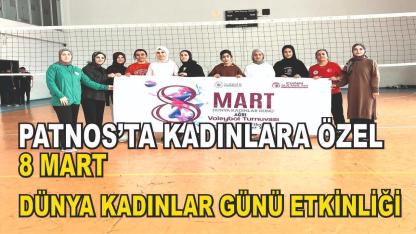 Patnos'ta 8 Mart Dünya Kadınlar Günü'ne Özel Etkinlik