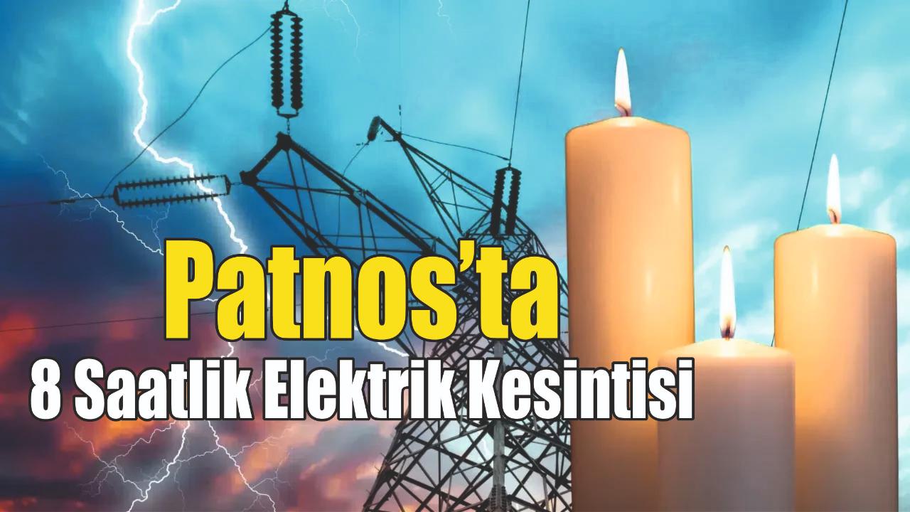 Patnos’ta 8 Saatlik Elektrik Kesintisi
