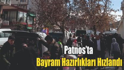Patnos’ta Bayram Alışverişi Yoğunluğu Başladı
