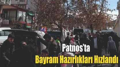 Patnos’ta Bayram Alışverişi Yoğunluğu Başladı