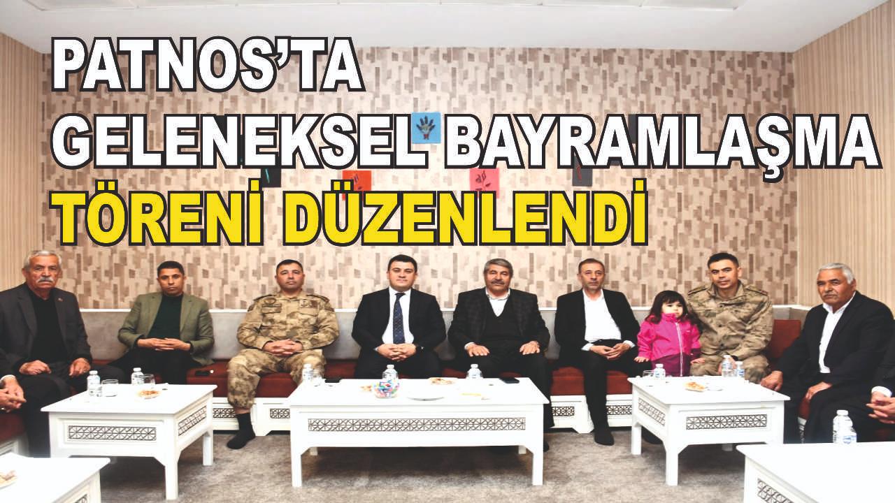 Patnos’ta Geleneksel Bayramlaşma Töreni Düzenlendi