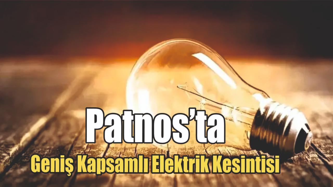 Patnos’ta Geniş Kapsamlı Elektrik Kesintisi