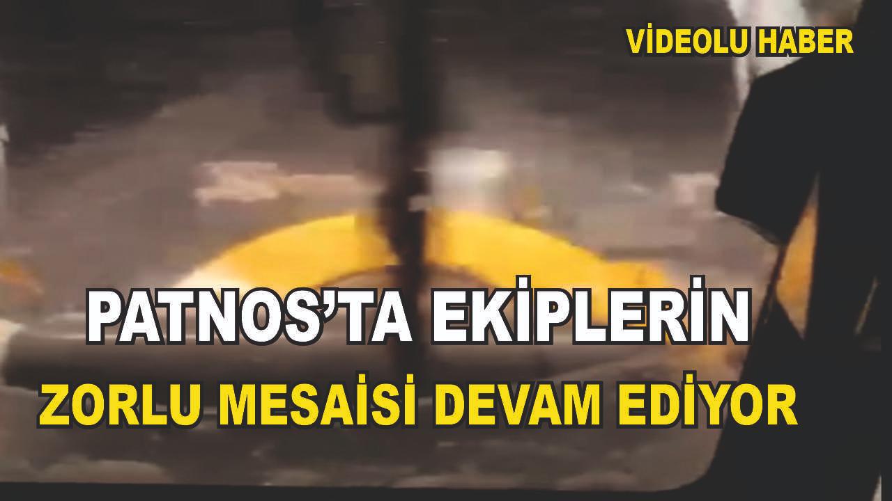 Patnos'ta Mart ayında kar yağışı etkili oluyor (Videolu Haber)
