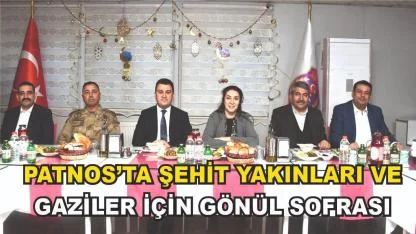 Patnos’ta Şehit Aileleri ve Gaziler İçin Anlamlı İftar
