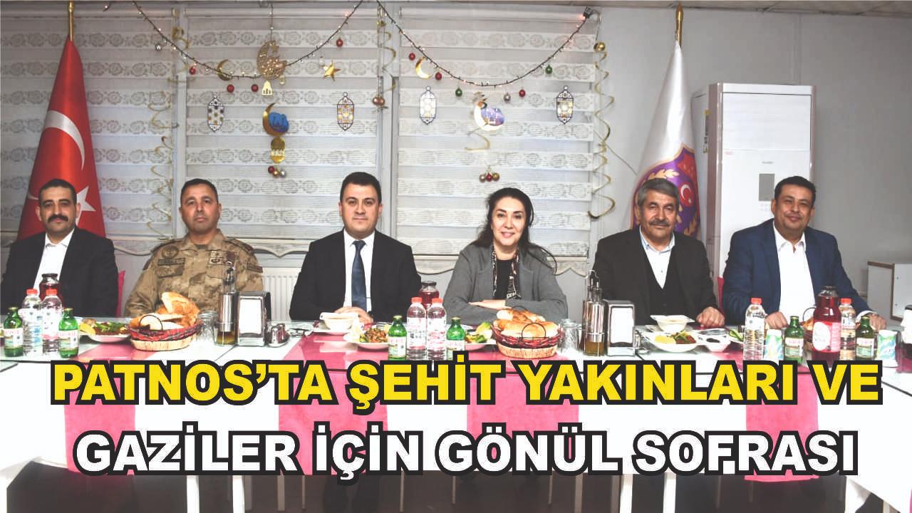 Patnos’ta Şehit Aileleri ve Gaziler İçin Anlamlı İftar