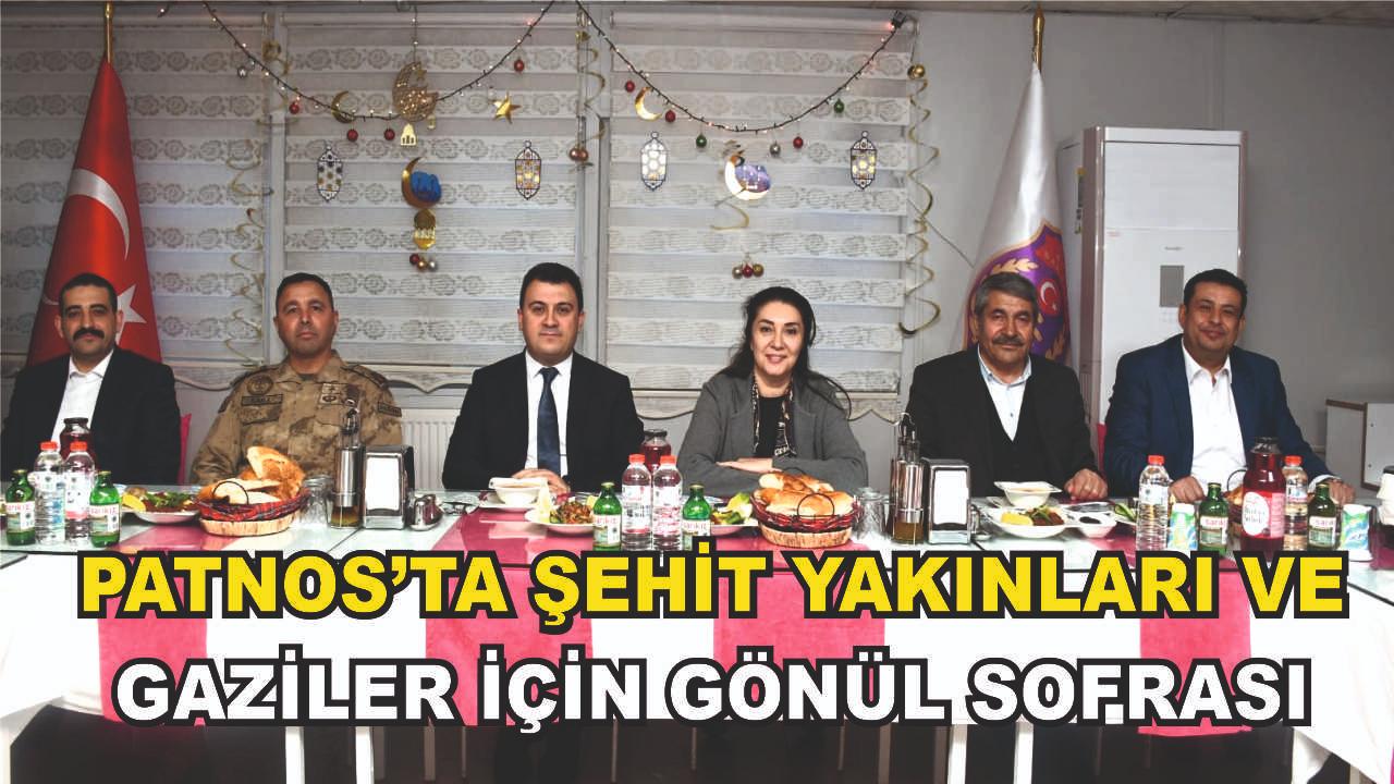 Patnos’ta Şehit Aileleri ve Gaziler İçin Anlamlı İftar