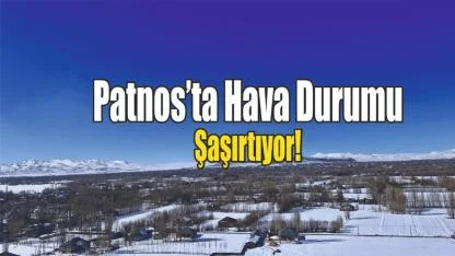 Patnos’ta Soğuk Hava Etkisini Sürdürüyor