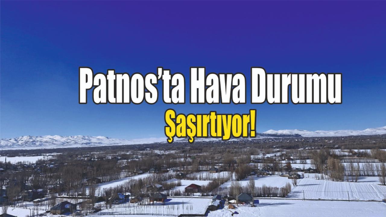 Patnos’ta Soğuk Hava Etkisini Sürdürüyor