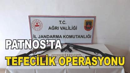 Patnos’ta Tefecilik Operasyonu: 3 Gözaltı