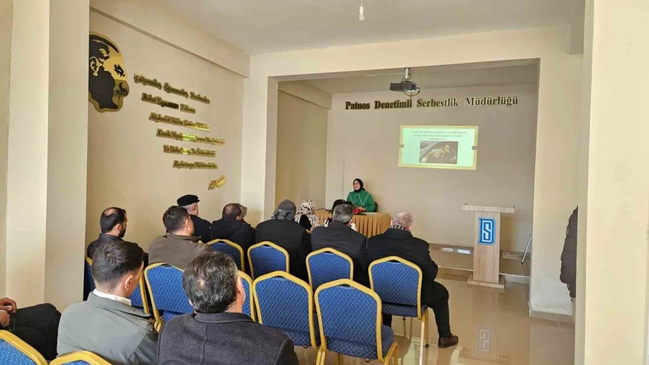 Patnos'ta Yükümlülere Öfke Kontrolü Semineri Gerçekleştirildi