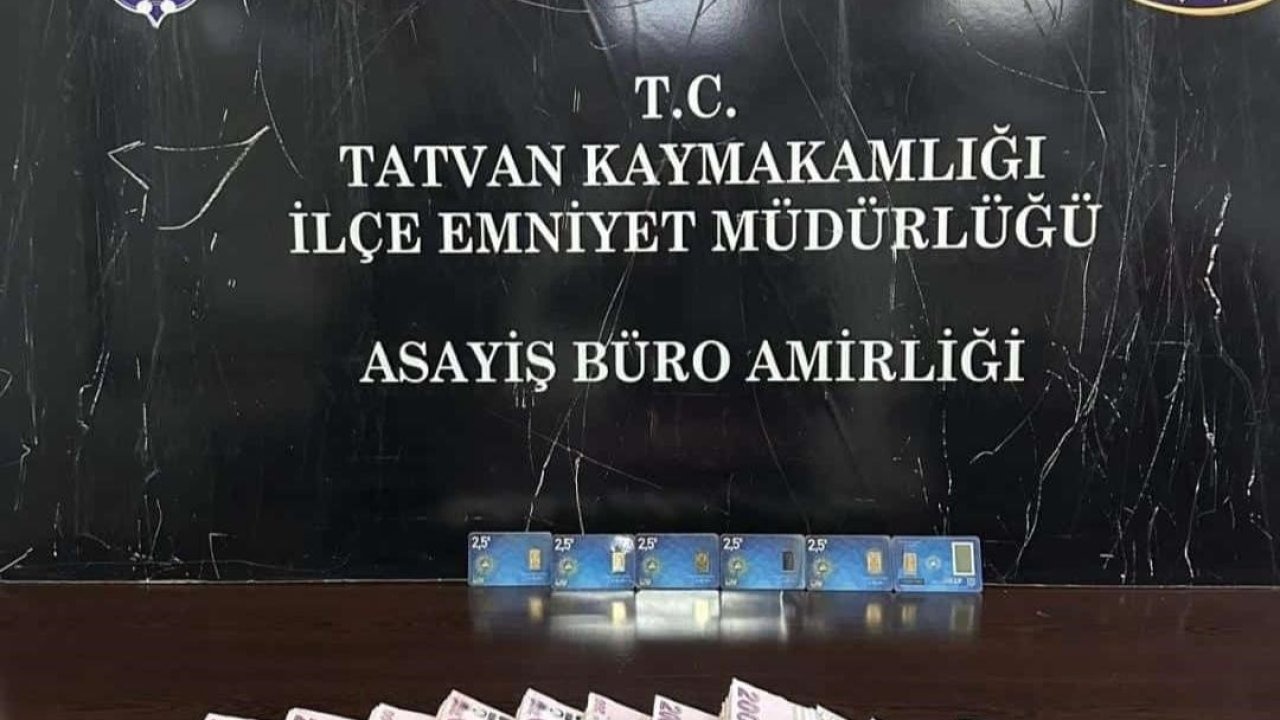 Polis Tatvan’da sahte altın operasyonu gerçekleştirdi: 3 şüpheli gözaltında