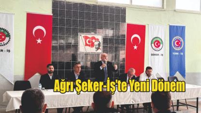 Şeker-İş Ağrı Şubesi’nde Önder Doğan başkan seçildi