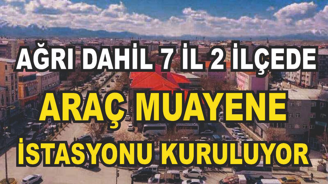 TURKA 7 ilde 9 adet Araç Muayene İsytasyonu Kuruyor