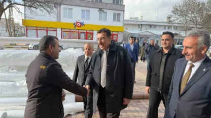 Milletvekili Tüfencki Arguvan’da temaslarda bulundu