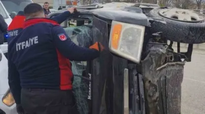 Iğdır’da trafik kazası, 2 yaralı