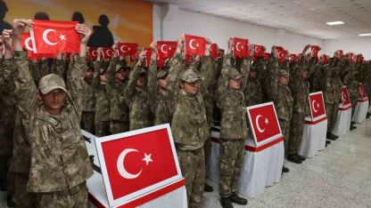 Erzincan’da bedelli erler yemin etti