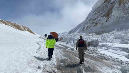 Bitlis'te düşen çığ sonucu kapanan yol yeniden ulaşıma açıldı