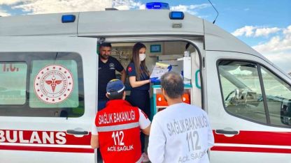 Vanlı kalp hastası bebek ambulans uçakla İstanbul’a nakledildi