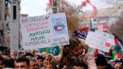 Van’da İsrail zulmüne karşı ortak tepki