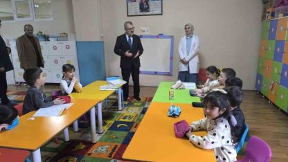 Erzurum İl Müftüsü Yaşar Çapçı minik yüreklere buluştu