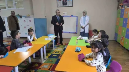 Erzurum İl Müftüsü Yaşar Çapçı minik yüreklere buluştu