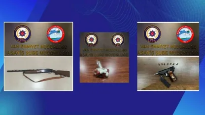 Van’da hapis cezası bulunan 61 şahıs tutuklandı