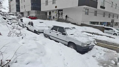 Bitlis’te kar yağışı nedeniyle 82 köy yolu ulaşıma kapandı