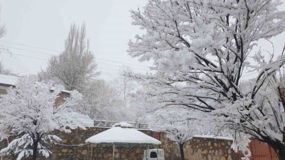 Başkale’de kar yağışı