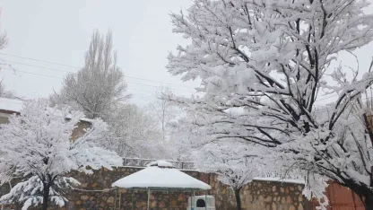 Başkale’de kar yağışı