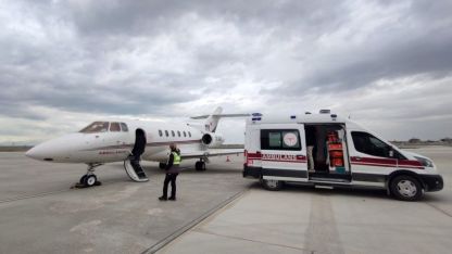Van’da 2 günlük bebek için ambulans uçak havalandı