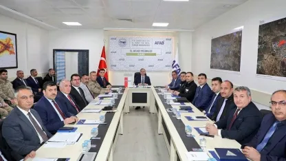 Afetlere karşı hazırlık masaya yatırıldı
