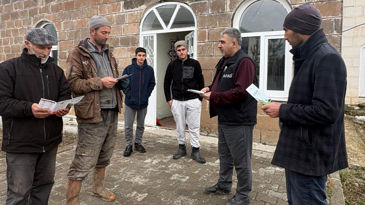 AFAD’dan Ağrı’da heyelan riskine karşı eğitim seferberliği