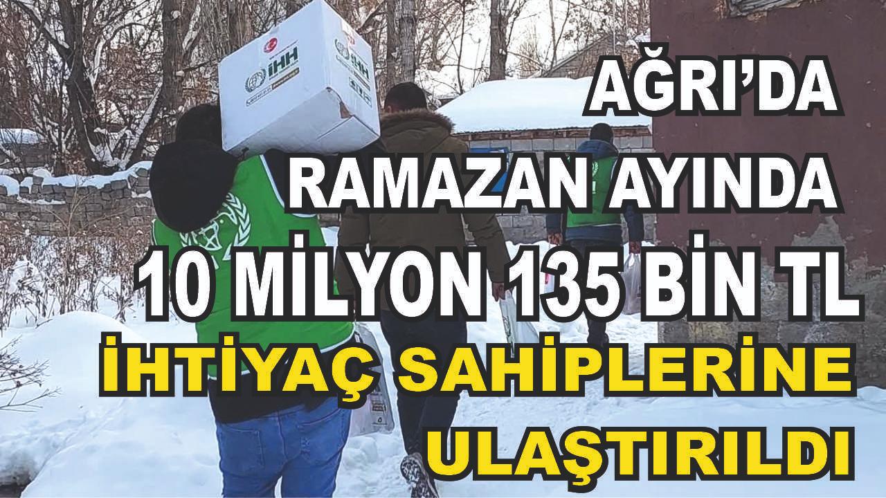Ağrı İHH Ramazan Ayında 10 Bin Kişiye Ulaştı