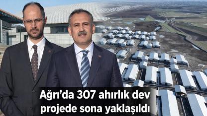 Ağrı’da 307 ahırlık dev projede sona yaklaşıldı (Videolu Haber)