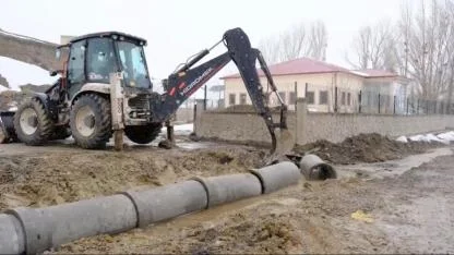 Ağrı’da altyapı çalışmaları aralıksız sürüyor