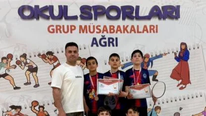 Ağrı’da badmintonun şampiyonu belli oldu