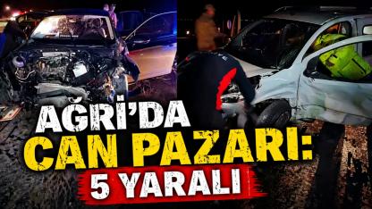 Ağrı’da Feci Kaza: 5 Kişi Yaralandı