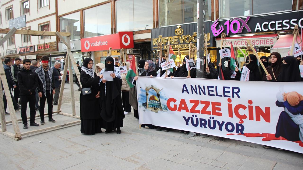 Ağrı’da Filistinli Esirler İçin İdam Tepkisi