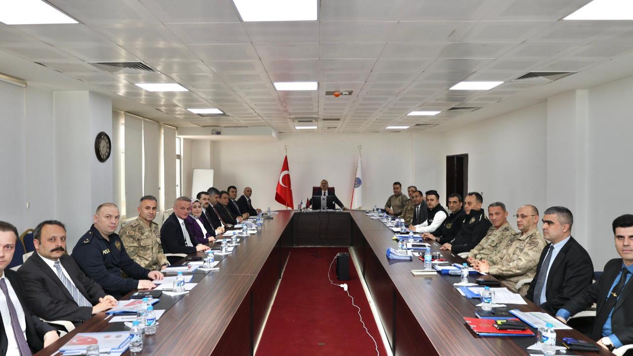 Ağrı’da “Genişletilmiş Güvenlik ve Asayiş Koordinasyon Toplantısı” yapıldı