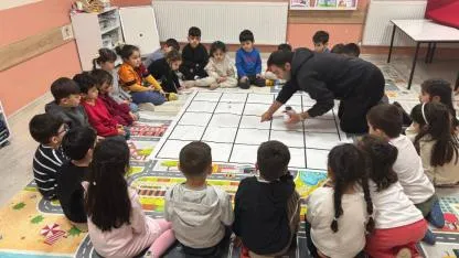 Ağrı’da minikler hem öğrendi hem eğlendi