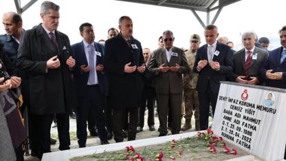 Ağrı’da şehit Cengiz Yiğit şehadetinin yıl dönümünde anıldı