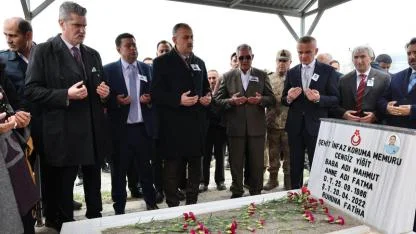 Ağrı’da şehit Cengiz Yiğit şehadetinin yıl dönümünde anıldı