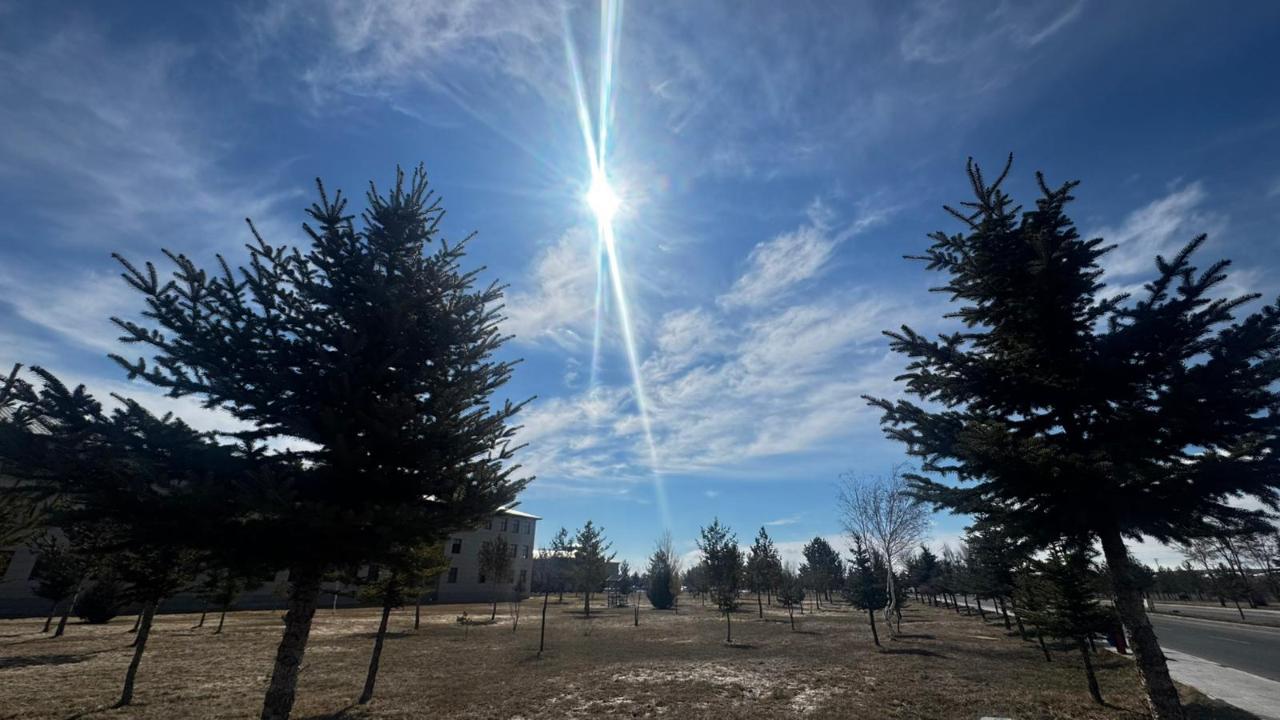 Ağrı’da uzun süre sonra güneş yüzünü gösterdi