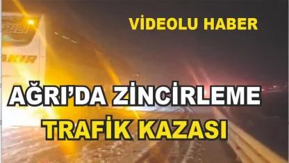 Ağrı'da Yoğun Kar Yağışı ; Araçlar Yolda Mahsur Kaldı (Videolu Haber)