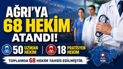 Ağrı’ya 68 yeni doktor atandı