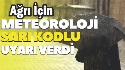 Ağrı’ya Sarı Kodlu Uyarı: Kar ve Kuvvetli Yağış Bekleniyor